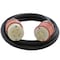 Ac Works SOOW Extension Cord, 12 AWG, Indoor/Outdoor, 12/4, 1 Outlets, L16-20R, Black, Rubber, L16-20P L1620PR-025 - alternate 1